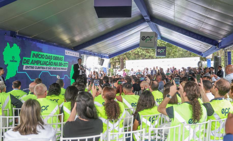 Obra lançada: BR-277 vai ganhar 32 km de novas faixas entre Curitiba e São José dos Pinhais