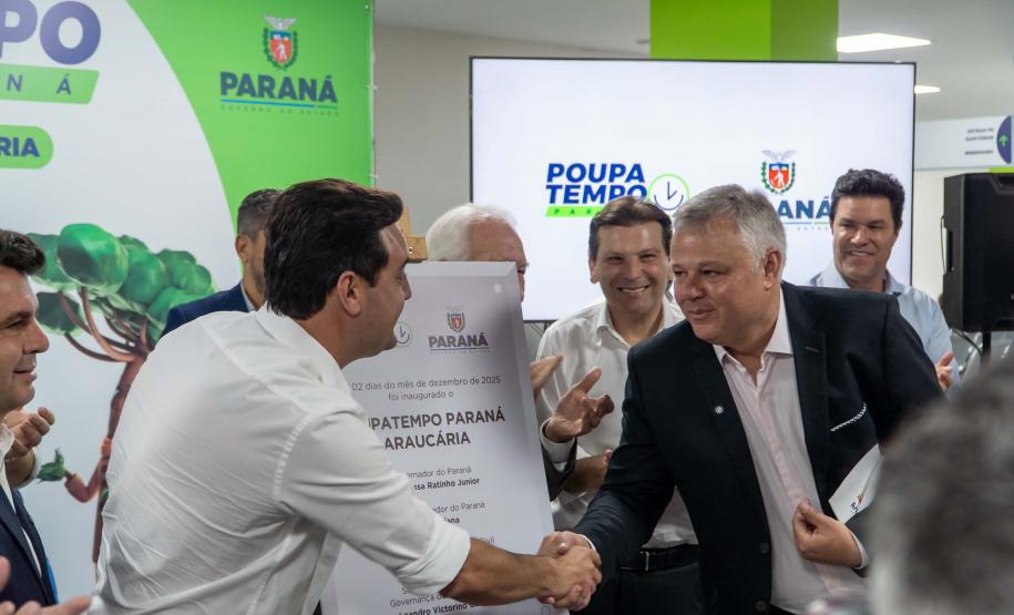 Primeira unidade de rua: governador inaugura Poupatempo de Araucária