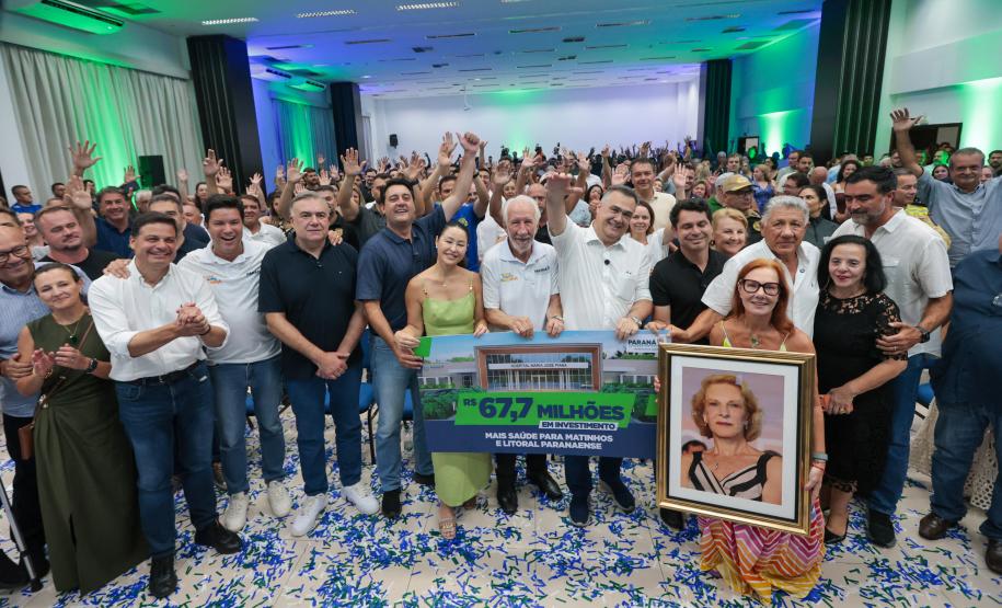 R$ 67,7 milhões: governador anuncia a construção do Hospital Regional de Matinhos