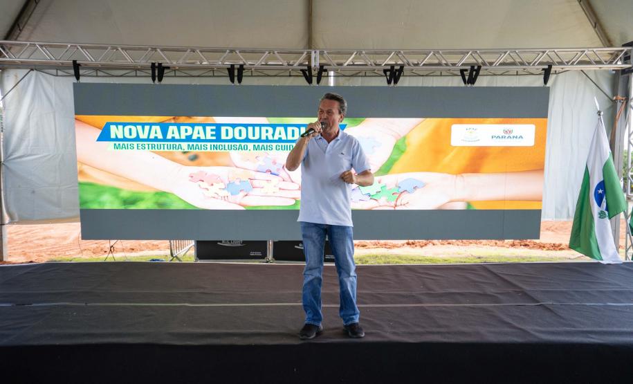 Darci Piana inaugura nova sede da APAE de Douradina, a 3ª construída pelo Estado