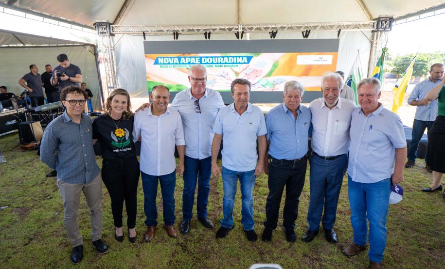 Darci Piana inaugura nova sede da APAE de Douradina, a 3ª construída pelo Estado