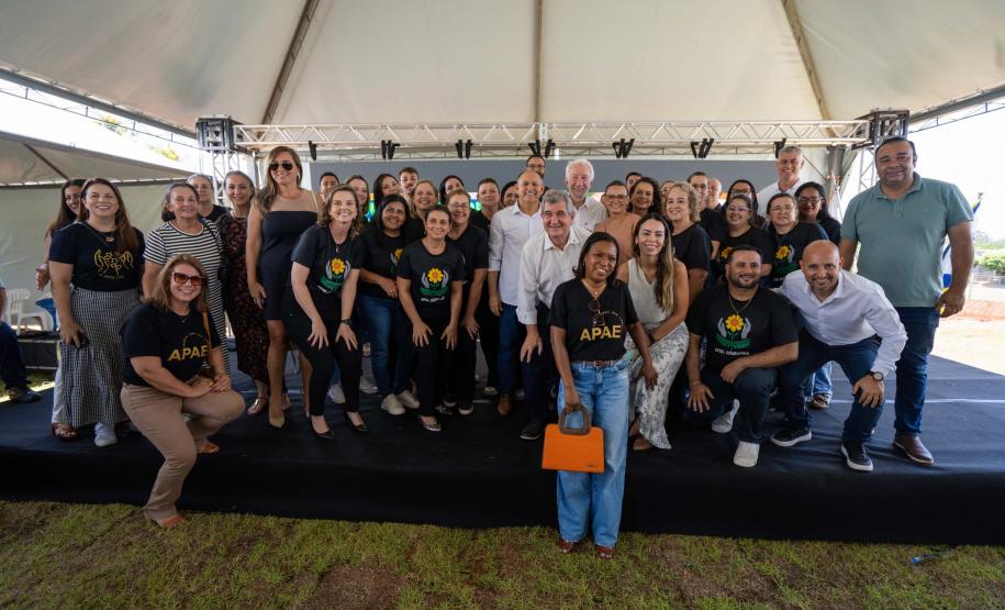 Darci Piana inaugura nova sede da APAE de Douradina, a 3ª construída pelo Estado