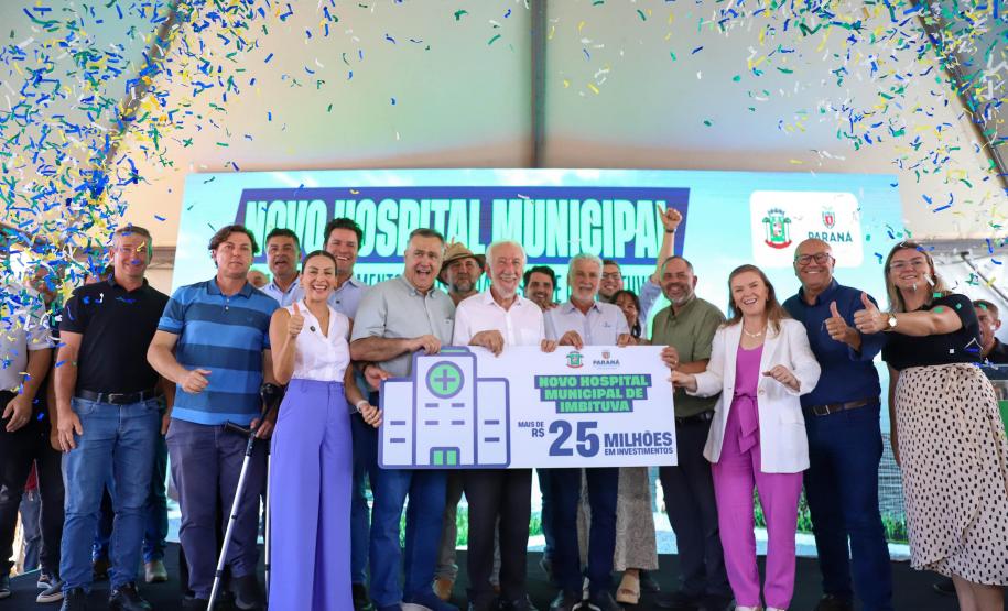 Primeiro da cidade: Estado assina ordem de serviço para construção do Hospital de Imbituva