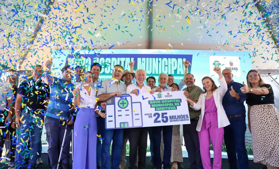 Primeiro da cidade: Estado assina ordem de serviço para construção do Hospital de Imbituva
