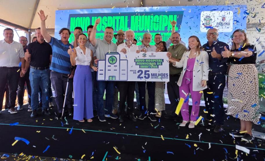 Primeiro da cidade: Estado assina ordem de serviço para construção do Hospital de Imbituva