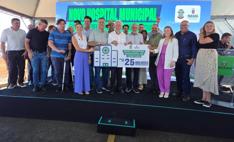 Primeiro da cidade: Estado assina ordem de serviço para construção do Hospital de Imbituva