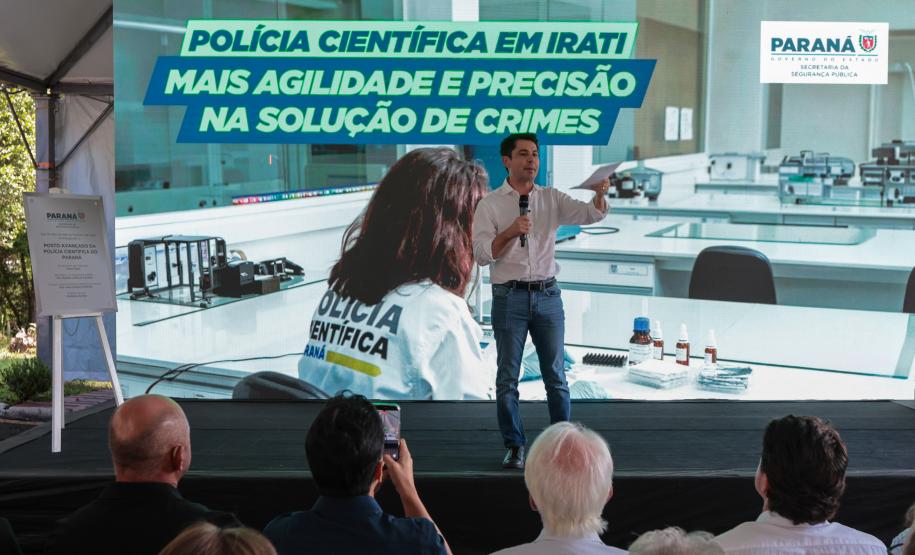 Novo posto da Polícia Científica em Irati beneficia 11 cidades do Centro-Sul