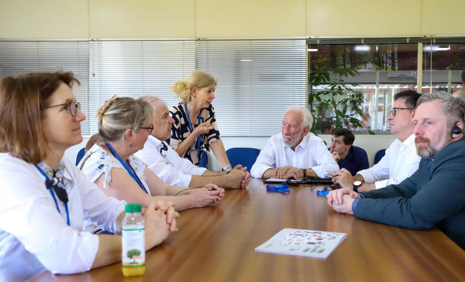 No Show Rural, Darci Piana apresenta potencial do biogás no Paraná à comitiva alemã