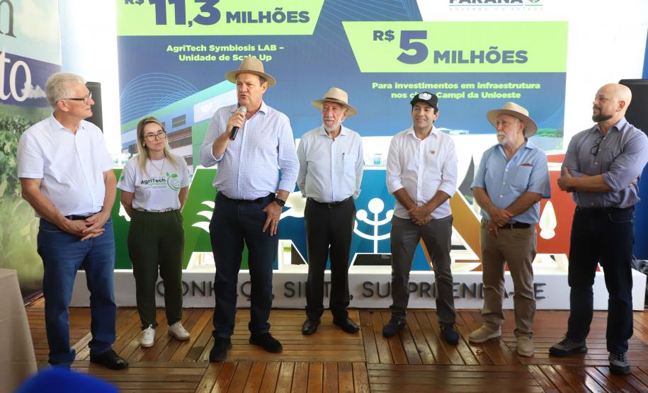 Estado anuncia R$ 16 milhões para novo prédio de pesquisa de alimentos e reformas na Unioeste