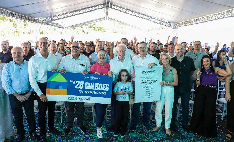 R$ 31,8 milhões: Estado inaugura novo AME em São José dos Pinhais