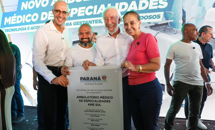 R$ 31,8 milhões: Estado inaugura novo AME em São José dos Pinhais