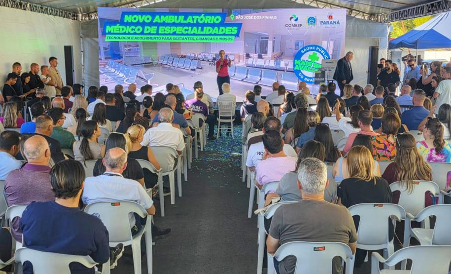 R$ 31,8 milhões: Estado inaugura novo AME em São José dos Pinhais