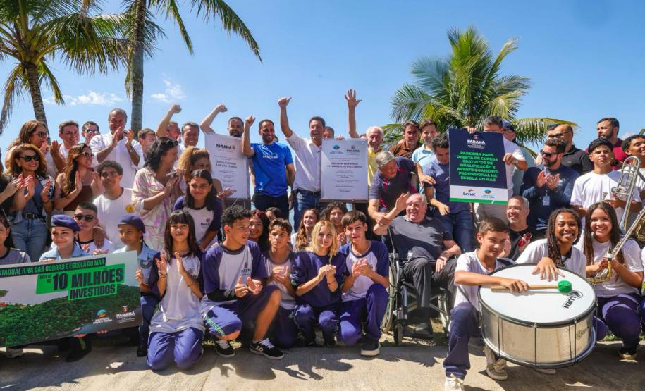 Ilha das Cobras é revitalizada e passa a abrigar a Escola do Mar no Litoral
