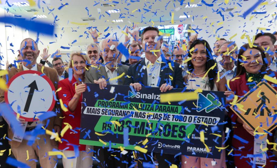 Estado autoriza R$ 183 milhões para reforçar sinalização urbana nos 399 municípios