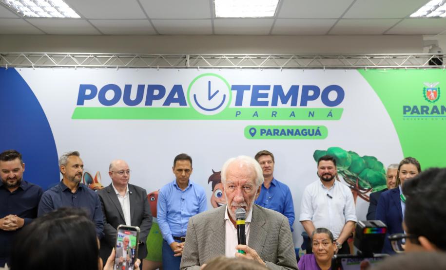Piana inaugura unidade do Poupatempo em Paranaguá, a 1ª com sala sensorial