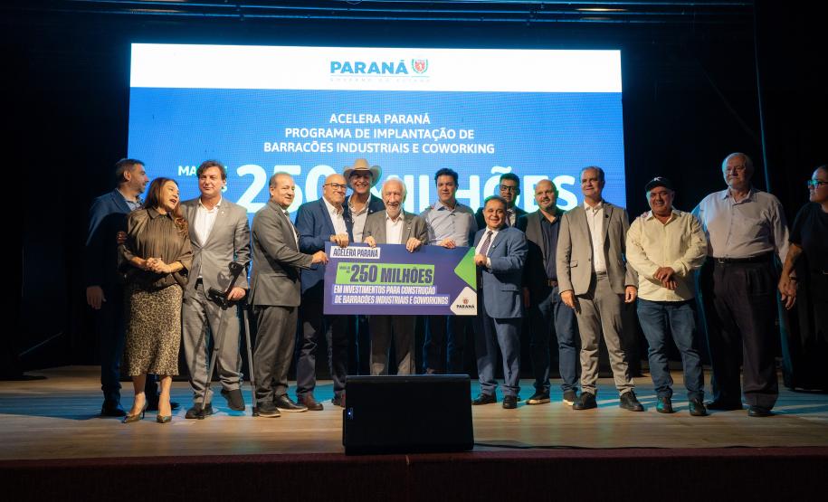 Estado investe R$ 255 milhões para construção de barracões e espaços de coworking em 250 cidade