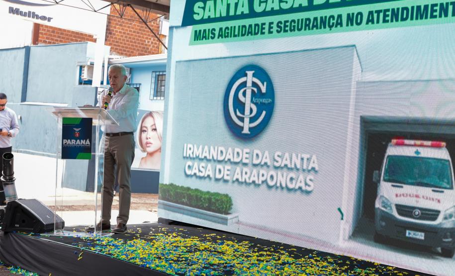 Estado inaugura novo pronto-socorro da Santa Casa de Arapongas