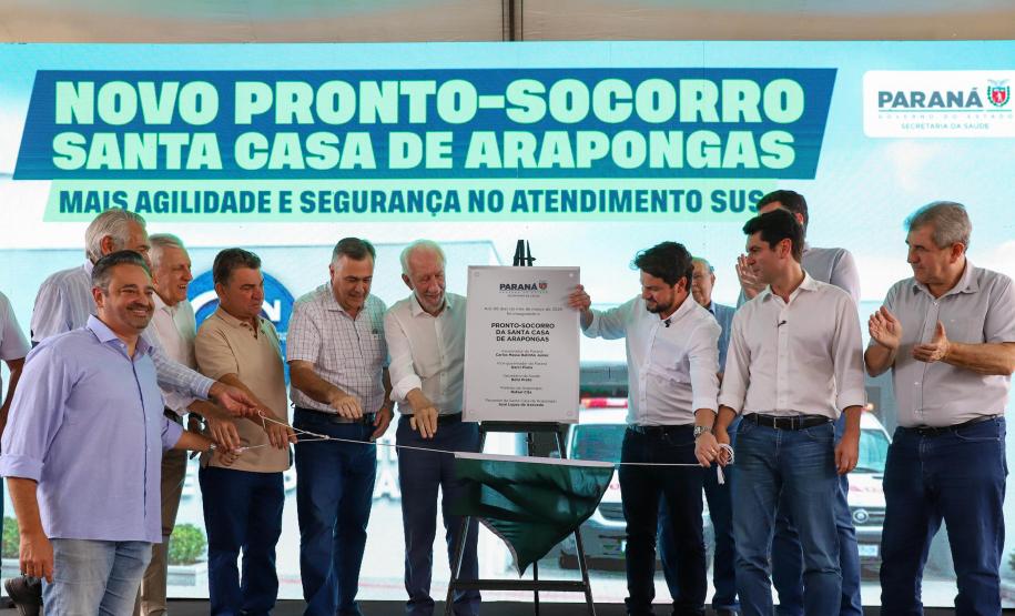 Estado inaugura novo pronto-socorro da Santa Casa de Arapongas