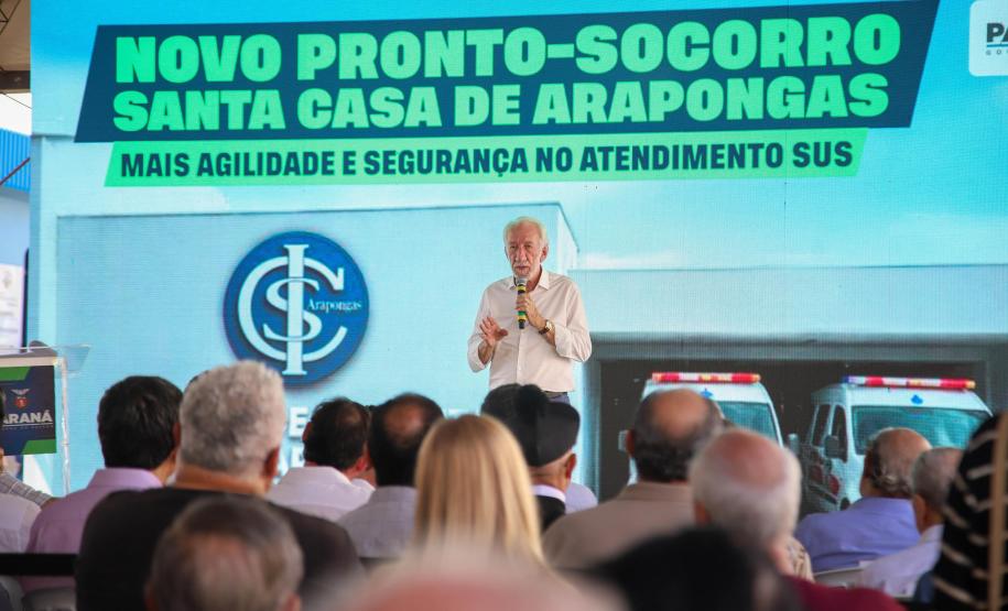 Estado inaugura novo pronto-socorro da Santa Casa de Arapongas