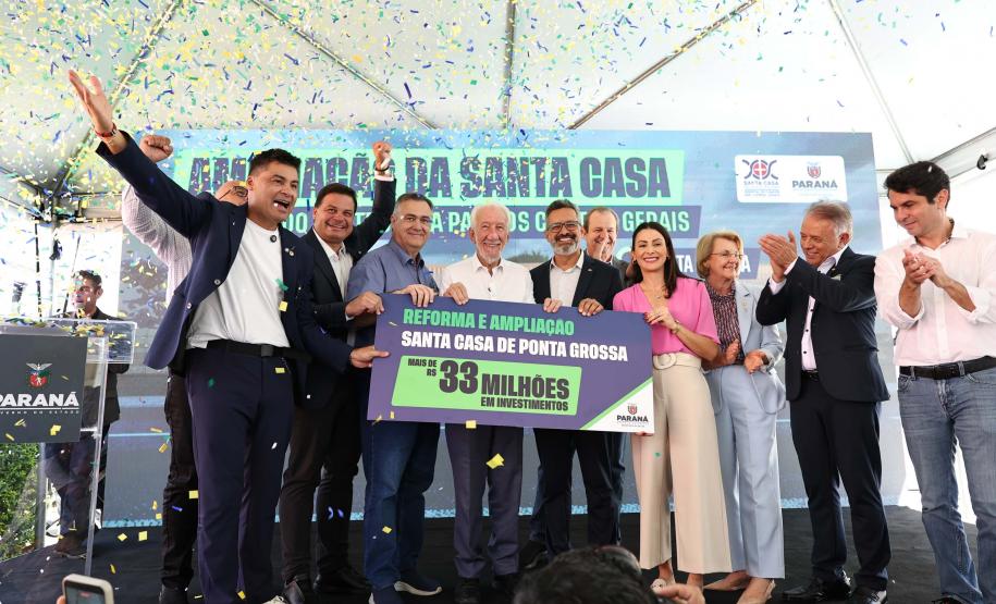 Estado libera R$ 33 milhões para nova UTI e modernização da Oncologia da Santa Casa de Ponta Grossa