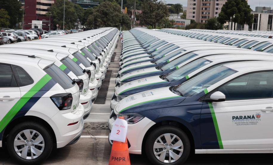 Estado renova frota das Agências do Trabalhador com 237 veículos novos