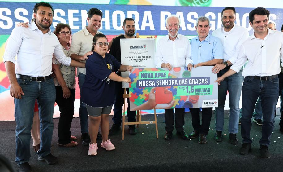 Cinco unidades entregues: Darci Piana inaugura nova Apae de Nossa Senhora das Graças