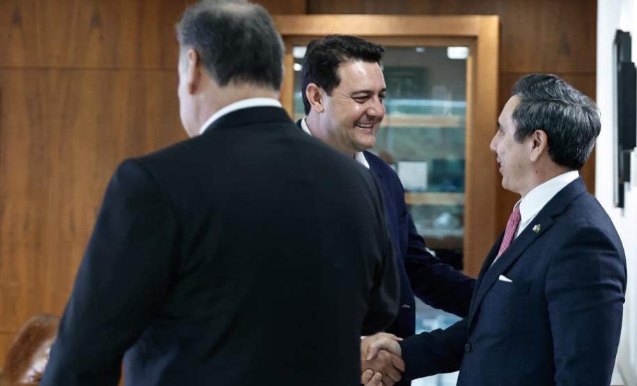 Ratinho Junior recebe Encarregado de Negócios no Brasil dos Estados Unidos