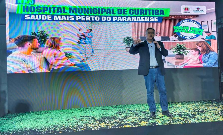 R$ 100 milhões: Ratinho Junior anuncia construção do Hospital Bairro Novo, em Curitiba