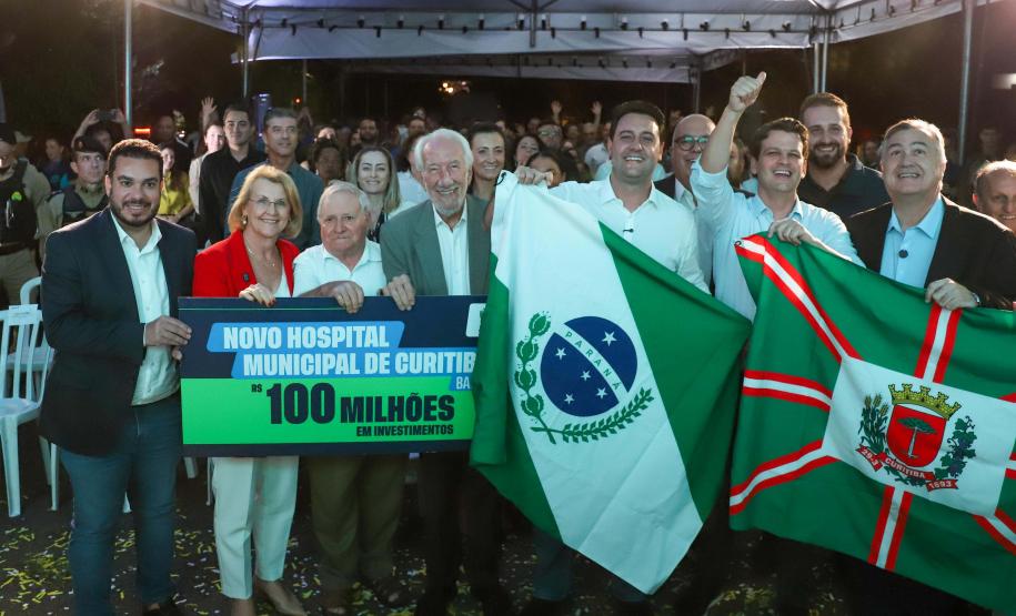 R$ 100 milhões: Ratinho Junior anuncia construção do Hospital Bairro Novo, em Curitiba