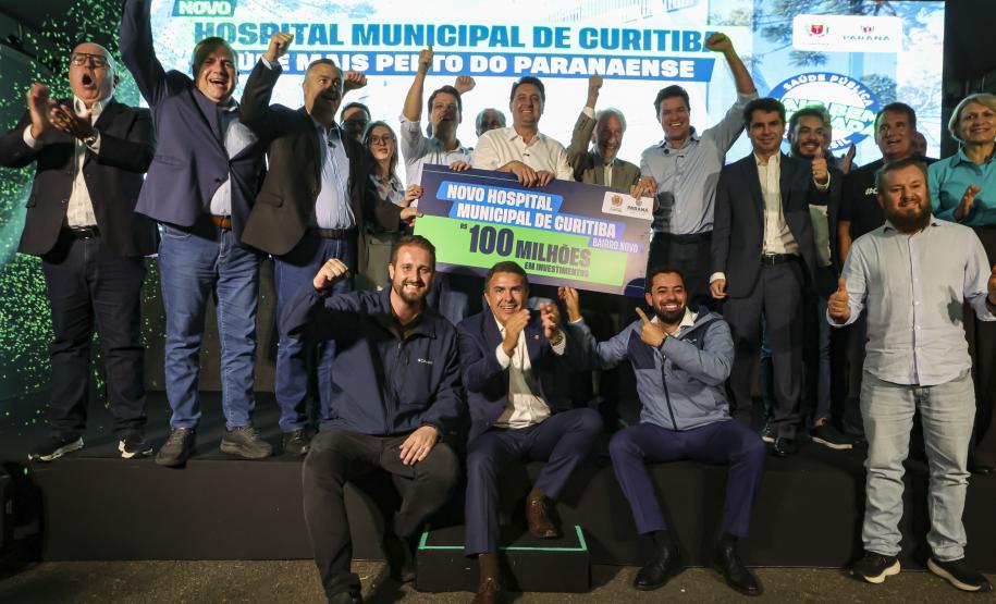 R$ 100 milhões: Ratinho Junior anuncia construção do Hospital Bairro Novo, em Curitiba