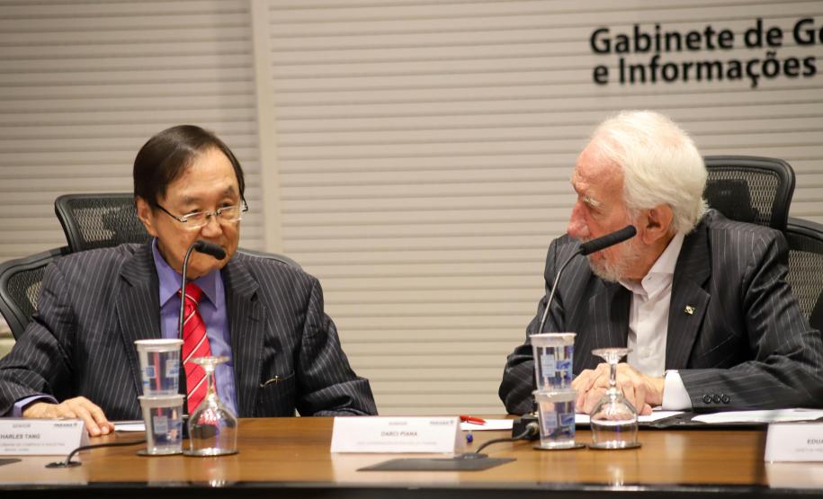 Darci Piana e comitiva chinesa discutem cooperações e novos investimentos