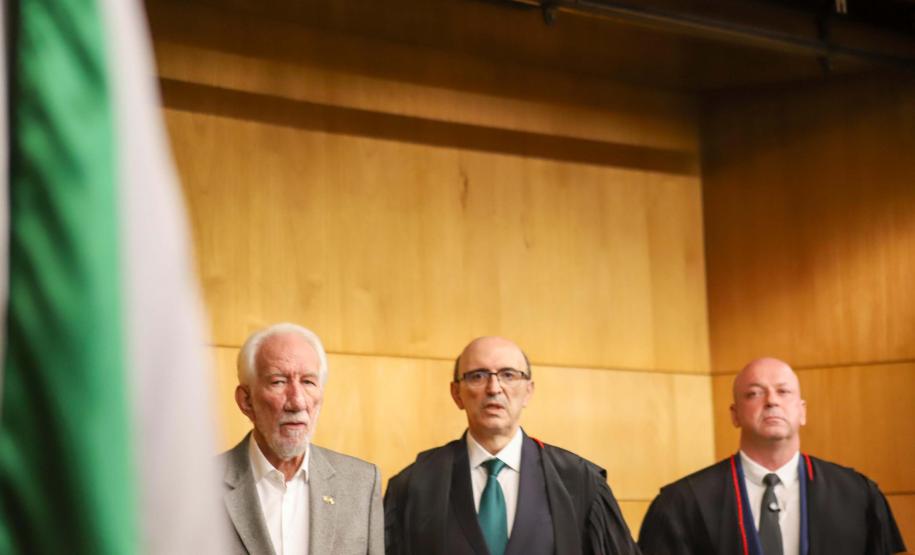 Piana participa da recondução de Francisco Zanicotti ao cargo de procurador-geral de Justiça