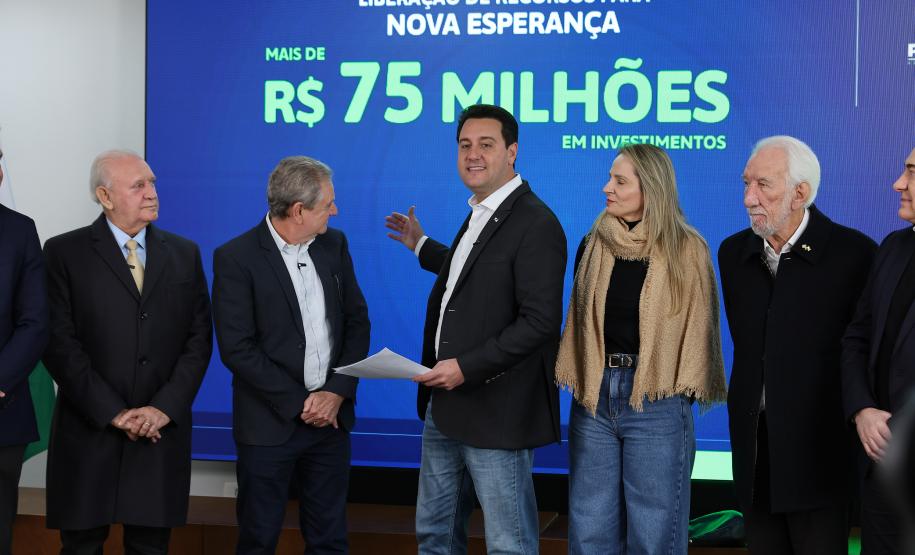Ratinho Junior confirma R$ 741 milhões para infraestrutura urbana e rural de 12 municípios