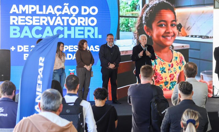 Sanepar inaugura centro que aumenta em 60% a reservação de água no Norte de Curitiba