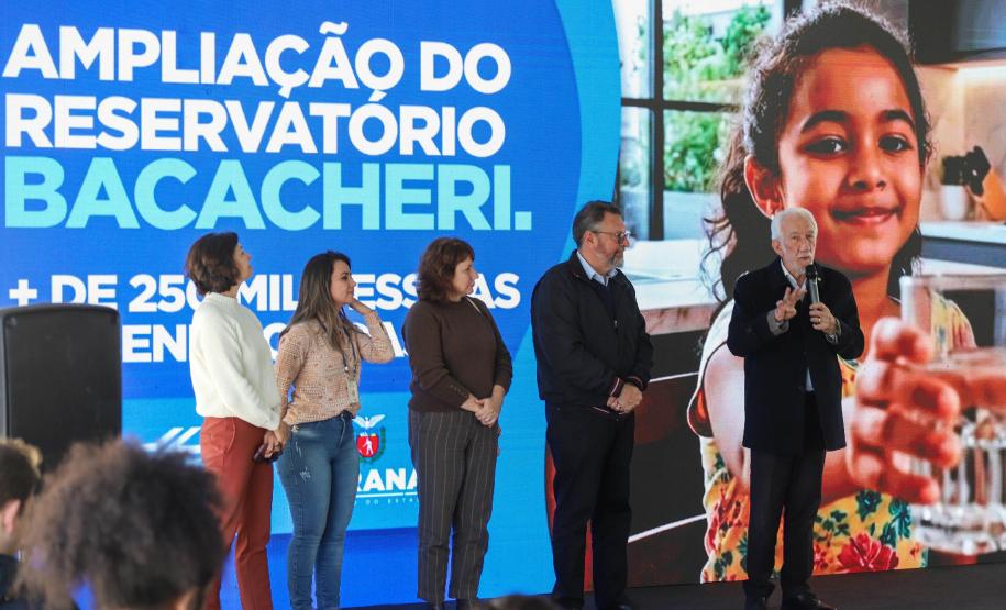 Sanepar inaugura centro que aumenta em 60% a reservação de água no Norte de Curitiba