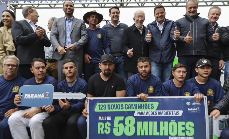 R$ 70,8 milhões: governador entrega veículos e equipamentos para fortalecer gestão ambiental