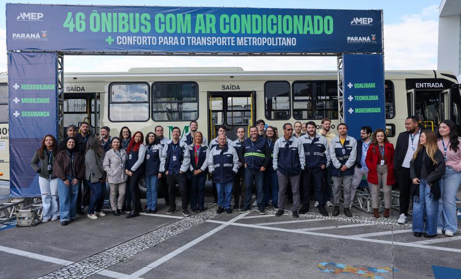 Frota da RMC ganha 46 novos ônibus com ar-condicionado e câmera de segurança