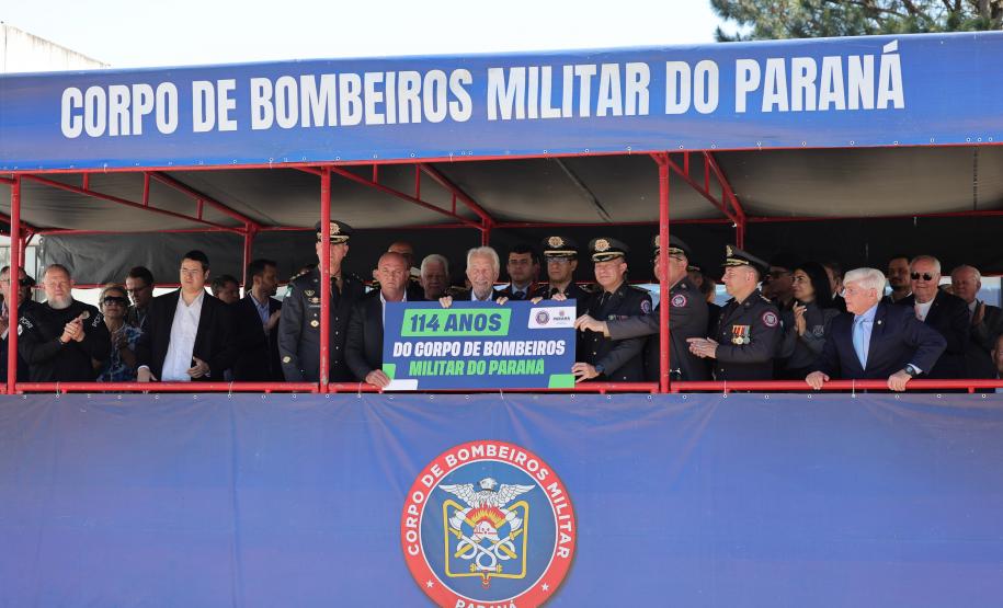 Corpo de Bombeiros Militar do Paraná celebra 114 anos em solenidade comemorativa