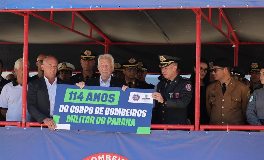 Corpo de Bombeiros Militar do Paraná celebra 114 anos em solenidade comemorativa