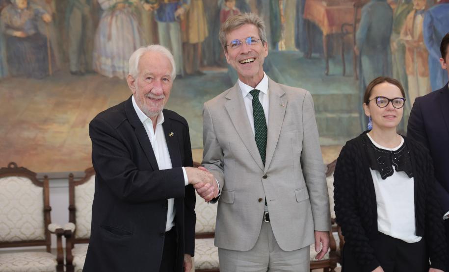 Vice-governador recebe embaixador da Áustria em busca de novas cooperações para o Paraná