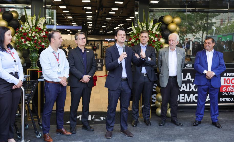 Vice-governador Darci Piana participa da inauguração de loja 100% autônoma do Grupo Muffato