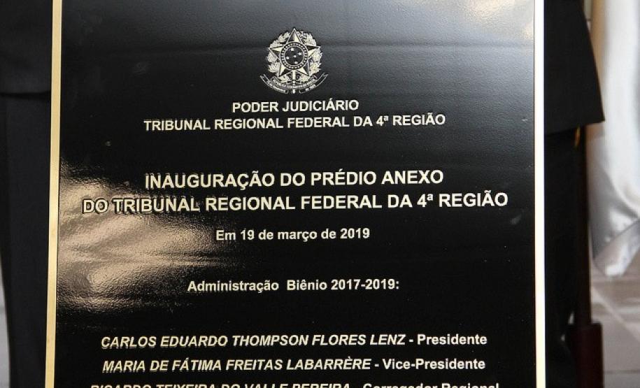 Vice-governador participa da inauguração do novo prédio anexo do TRF 4