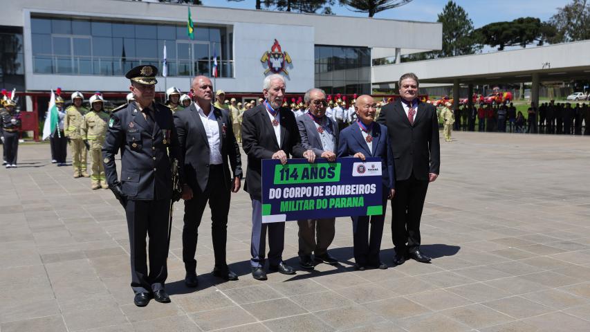 Corpo de Bombeiros Militar do Paraná celebra 114 anos em solenidade comemorativa