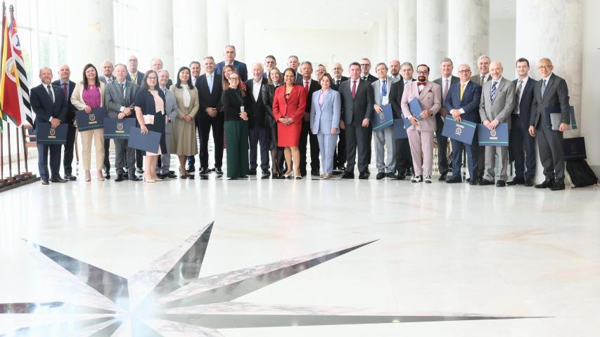 Governador em exercício recebe presidentes dos TJs de todo o Brasil no Palácio Iguaçu